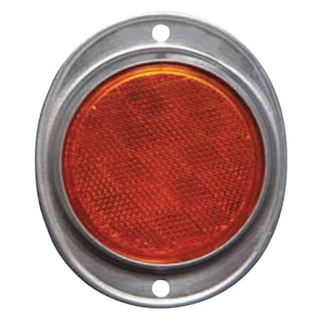 Color Reflector, Oval, Amber, 4-21/32