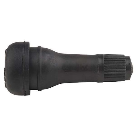Tubeless Tire Valve, 1-1/4inL, Rubber, PK10 MPN:40JM38