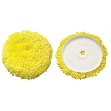 Polishing Pad, Curved Edge, 7-1/2 In, Wool MPN:12U071