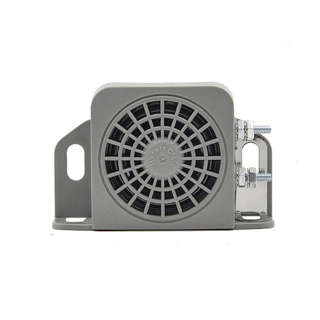 Back Up Alarm, 102dB, Gray, 5 in. L, Plastic MPN:38XF44
