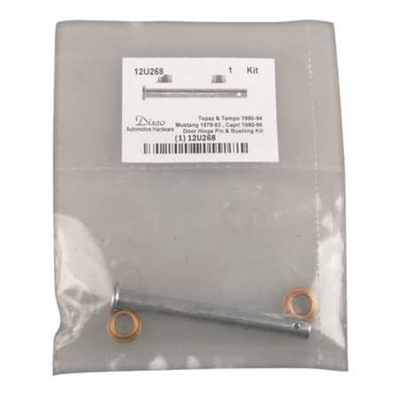 Door Hinge Pin/Bushing Kit, Zinc, For Ford, 3 Piece Kit MPN:9906