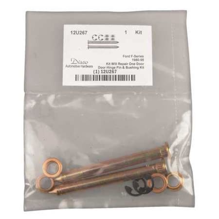 Door Hinge Pin/Bushing Kit, Ford F, 4 Pc MPN:9940