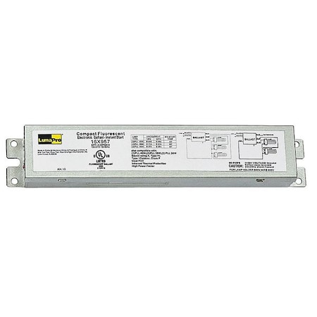 CFL Ballast, Electronic, 104W, 120 to 277V (Formerly LumaPro) MPN:16X957