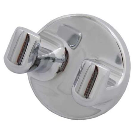 Bathroom Hook, Zinc, Polished, 2 1/8 in W MPN:04-8402
