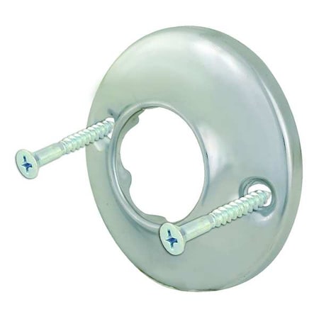 Shower Rod Flange, Steel, 2 1/2 in W, PR MPN:15092