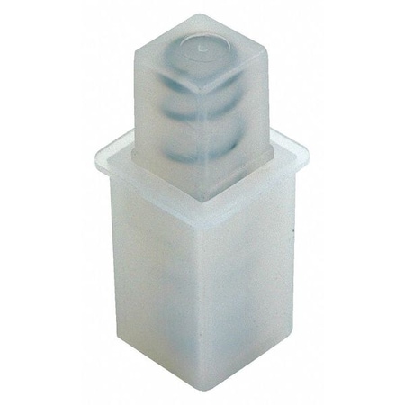 Towel Bar End Caps, Wall Mount, Plastic, Unfinished, 10 PK MPN:15199