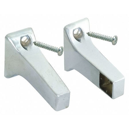 Towel Bar Brackets, Brushed Nickel Finish MPN:16155