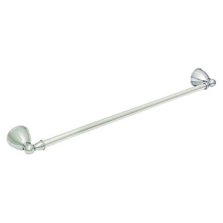 Towel Bar, Brushed Nickel Finish, Bar 24