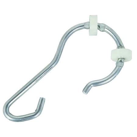 Shower Hooks with Wheels, Aluminum, PK13 MPN:4EEW7