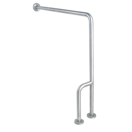 Wall Mounted, Left Grab Bar Floor-to-Wall, 30
