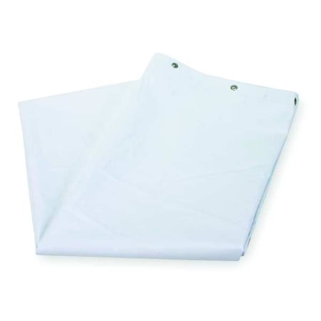 Shower Curtain, Vinyl, Clear, 108 in W, 72 in L MPN:4EEX8