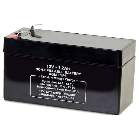 Battery, Sealed Lead Acid, 1.2Ah, Faston MPN:2UKG9