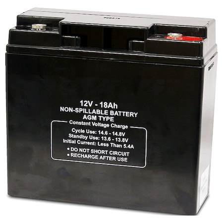 Battery, Sealed Lead Acid, 12V, 17Ah, Bolt, Standards: UR MPN:2UKH6