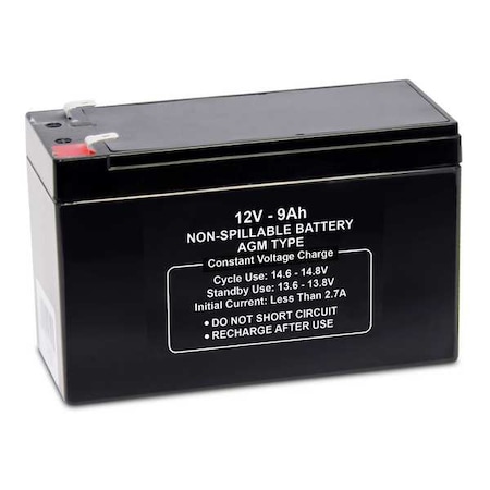 Sealed Lead Acid Battery, 12V, 9Ah, AGM MPN:47039