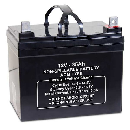 Sealed Lead Acid Battery, 12V, 35Ah, AGM MPN:47042