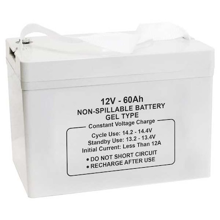 Sealed Lead Acid Battery, 12V, 60Ah, GEL, I6 MPN:47046