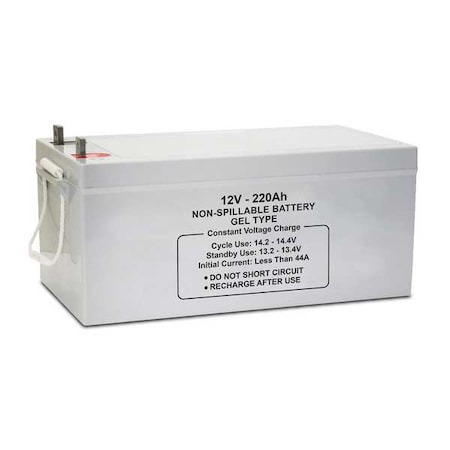 Sealed Lead Acid Battery, 12V, 250Ah, GEL MPN:47048