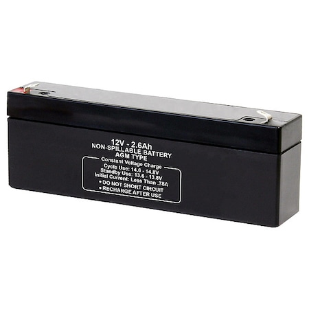 Battery, Sealed Lead Acid, 12V, Faston MPN:5EFF9