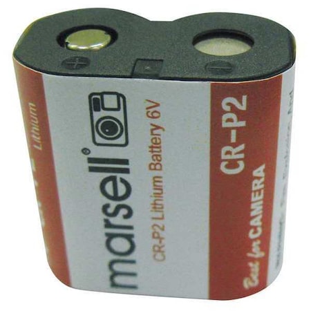 Battery, 223, Lithium, 6V, Width: 1.34 in MPN:5HXF9