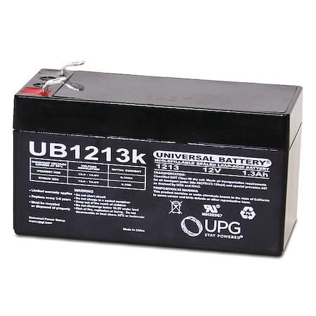 Sealed Lead Acid Battery, 12VDC, 2.09