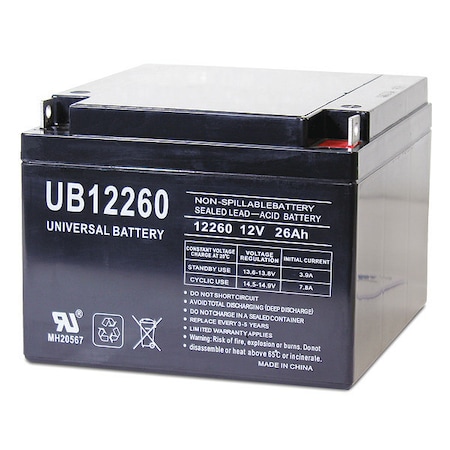 Sealed Lead Acid Battery, 12VDC, 5.04