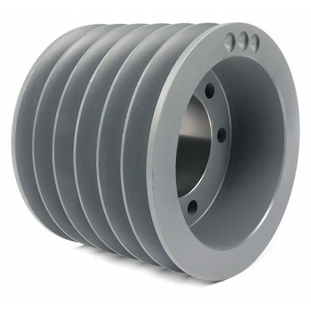 1 in to 3-15/16 in Quick Detachable Bushed Bore 6 Groove V-Belt Pulley 11.4 in OD MPN:1106C