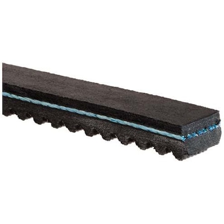 AX22 Cogged, Classical V-Belt, 24 in Outside Length, 1/2 in Top Width, 5/16