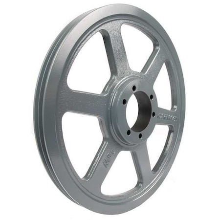 1/2 in to 2-15/16 in Quick Detachable Bushed Bore 2 Groove V-Belt Pulley 23.75 in OD MPN:2342B