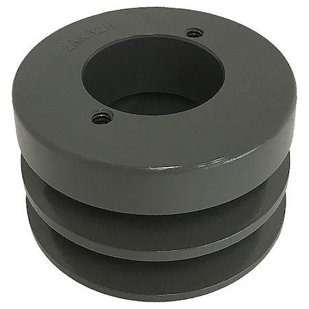 V-Belt Pulley, Cast Iron, 3.25 in OD MPN:2AK32H