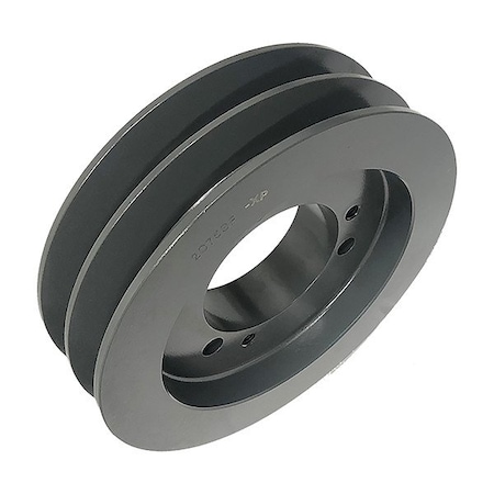 V-Belt Pulley, Cast Iron, 6.4 in OD MPN:2C60SF