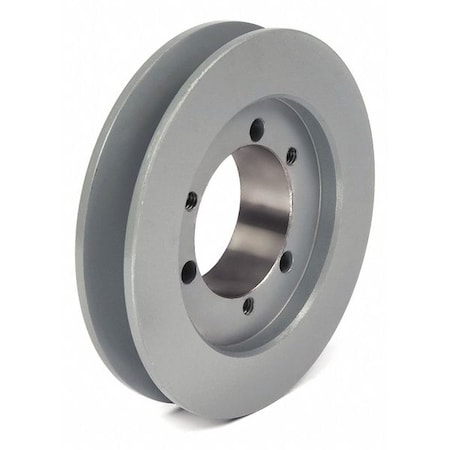 1/2 in to 1-5/8 in Quick Detachable Bushed Bore 1 Groove V-Belt Pulley 4.75 in OD MPN:3V4751