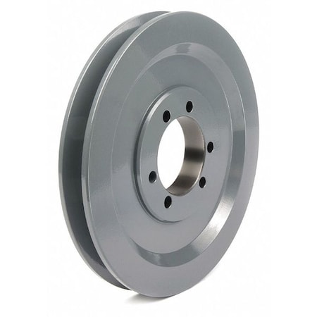 1/2 in to 1-15/16 in Quick Detachable Bushed Bore 1 Groove V-Belt Pulley 8 in OD MPN:3V801