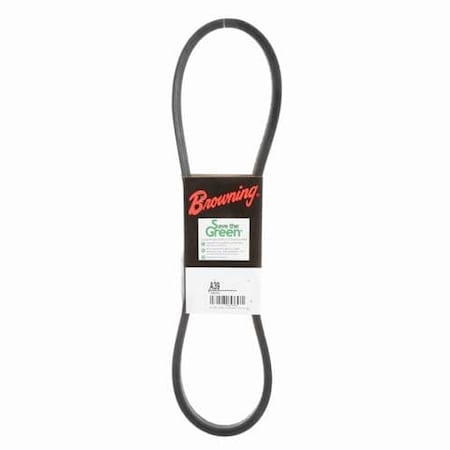 A39 Classical V-Belt, 41.2 in Outside Length, 1/2 in Top Width, 1 Ribs MPN:42W384