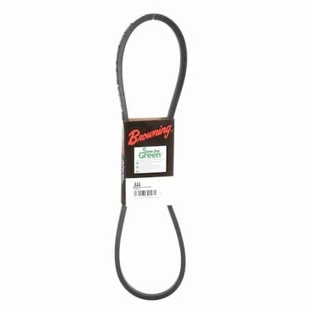 A44 Classical V-Belt, 46.2 in Outside Length, 1/2 in Top Width, 1 Ribs MPN:42W389