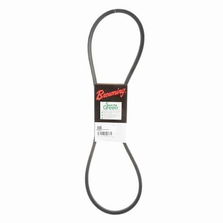 A48 Classical V-Belt, 50.2 in Outside Length, 1/2 in Top Width, 5/16 in Thickness, 1 Ribs MPN:42W393