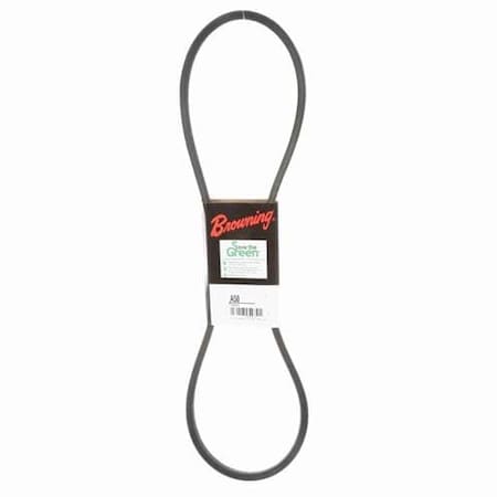 A50 Classical V-Belt, 52.2 in Outside Length, 1/2 in Top Width, 1 Ribs MPN:42W395