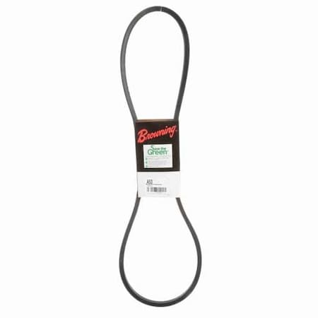 A53 Classical V-Belt, 55.2 in Outside Length, 1/2 in Top Width, 1 Ribs MPN:42W398