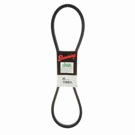 B45 Classical V-Belt, 48 in Outside Length, 21/32 in Top Width, 1 Ribs MPN:42W409