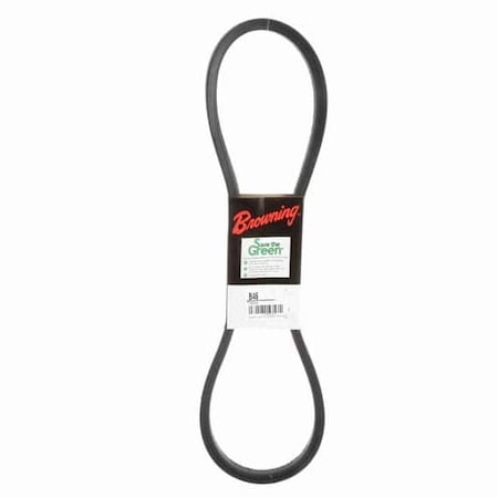B46 Classical V-Belt, 49 in Outside Length, 21/32 in Top Width, 1 Ribs MPN:42W410