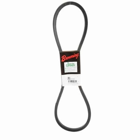 B51 Classical V-Belt, 54 in Outside Length, 21/32 in Top Width, 1 Ribs MPN:42W414