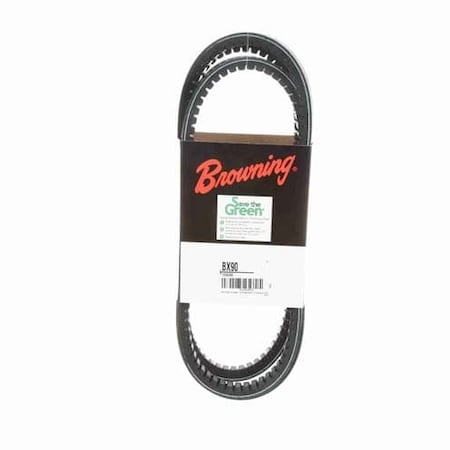 BX90 Cogged, Classical V-Belt, 93 in Outside Length, 21/32 in Top Width, 1 Ribs MPN:42W435