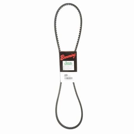 AX55 Cogged, Classical V-Belt, 57.2 in Outside Length, 1/2 in Top Width, 1 Ribs MPN:46U047