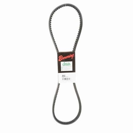 BX52 Cogged, Classical V-Belt, 55 in Outside Length, 21/32 in Top Width, 1 Ribs MPN:46U062