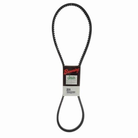 BX56 Cogged, Classical V-Belt, 59 in Outside Length, 21/32 in Top Width, 1 Ribs MPN:46U065