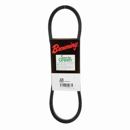 A29 Classical V-Belt, 31 in Outside Length, 1/2 in Top Width MPN:51EU02
