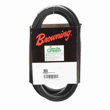 B69 Classical V-Belt, 72 in Outside Length, 21/32 in Top Width MPN:51EU26