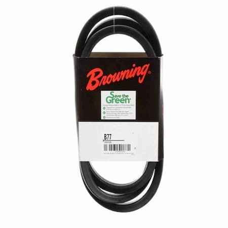 B77 Classical V-Belt, 80 in Outside Length, 21/32 in Top Width MPN:51EU31