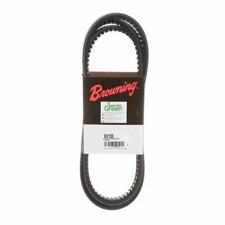 BX100 Cogged, Classical V-Belt, 103 in Outside Length, 21/32 in Top Width MPN:51EU39