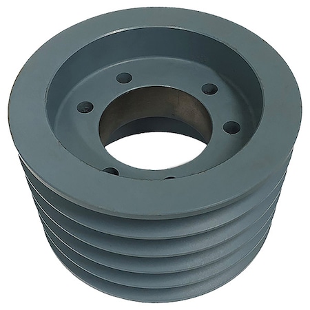 V-Belt Pulley, Cast Iron, 8.9 in OD MPN:5C85E