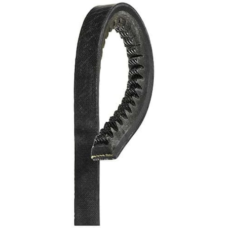 5VX730 Cogged, Wedge V-Belt, 73 in Outside Length, 5/8 in Top Width MPN:5VX730